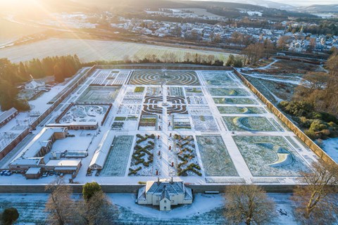 Gordon Castle Walled Garden ©Ed Bollom DJI 0228 HDR