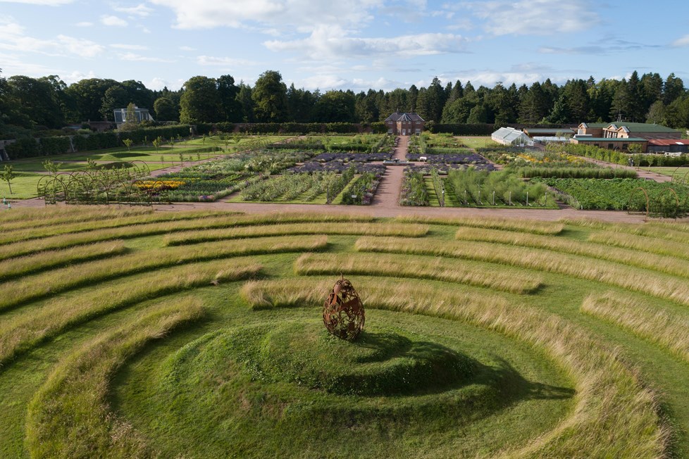 Gordon Castle Walled Garden ©Ed Bollom DJI 0500